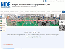 Tablet Screenshot of nide-tech.com